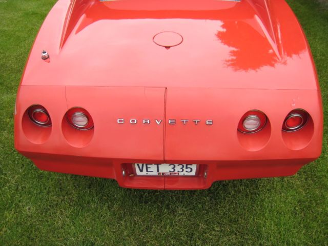 1974 corvette 96% original 1-owner 27k- numbers match 350-a/t garage kept