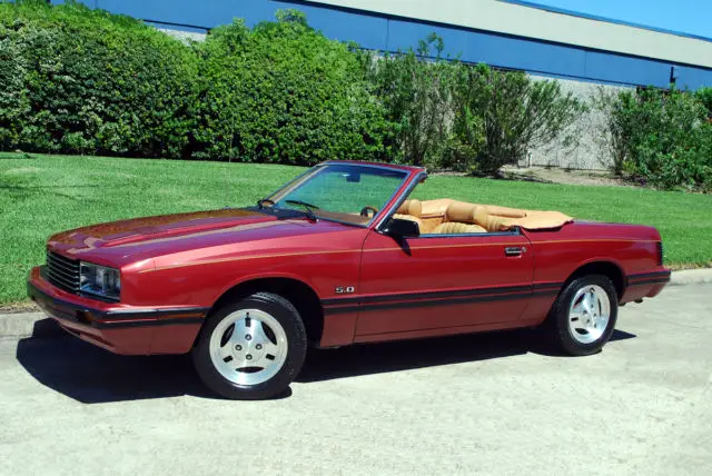 1979 mercury capri 5.0 liter convertible