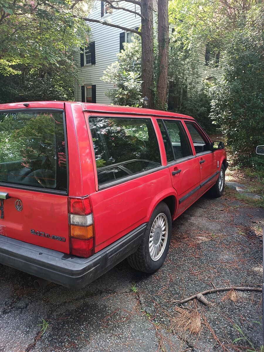 1993 volvo 940 wagon red rwd automatic