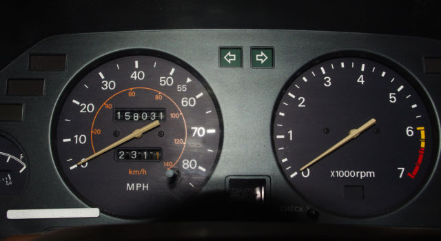 well-kept flashy black and chrome exterior, beige leather interior