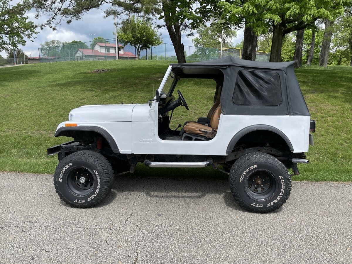 1982 jeep jeep suv white cj7