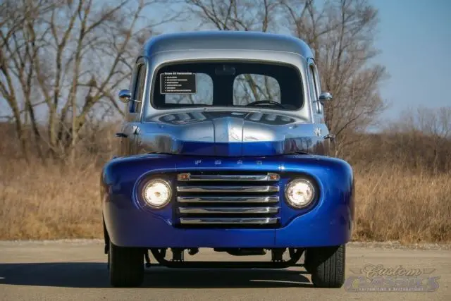 1950 ford f-1 custom panel truck, delivery, fully restored, two-tone, 350ci, wow