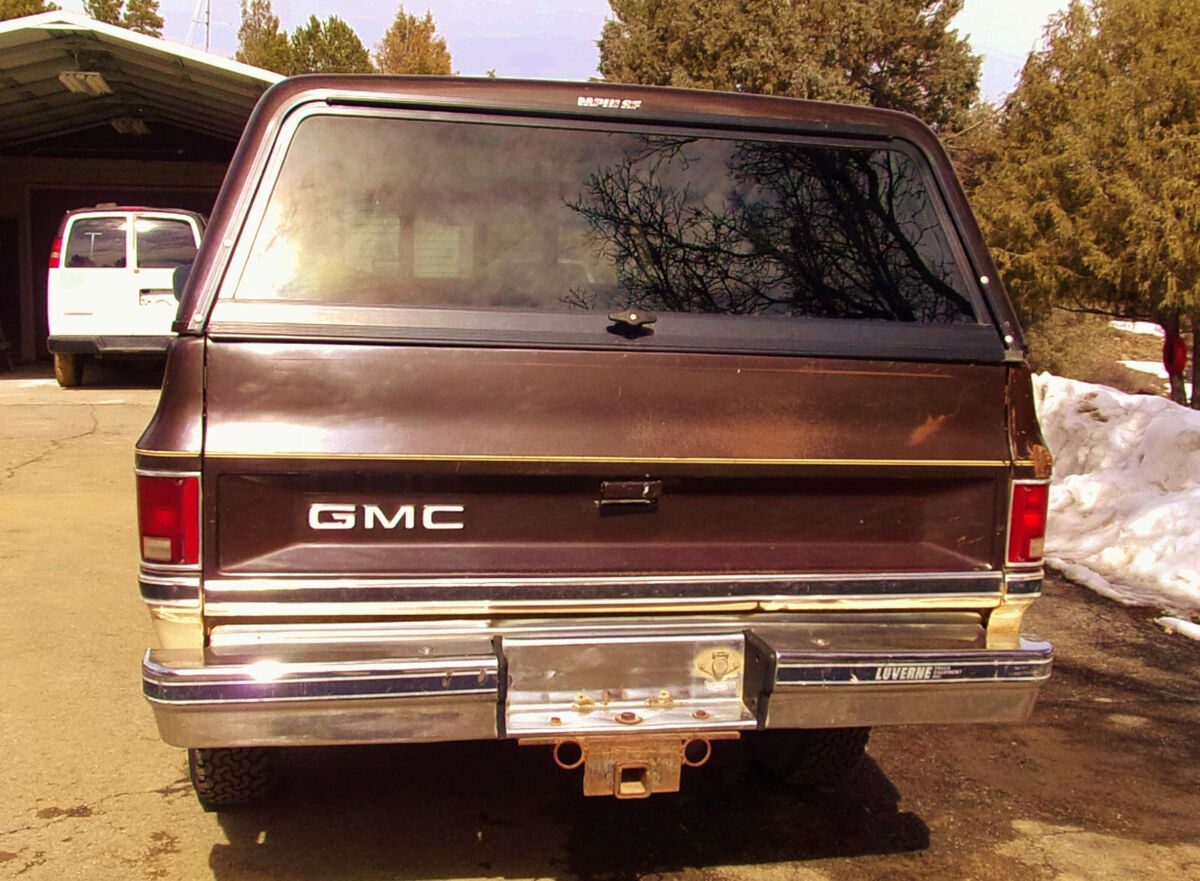 barn find survivor 1984 4wd gmc high sierra 2500 141k orig miles