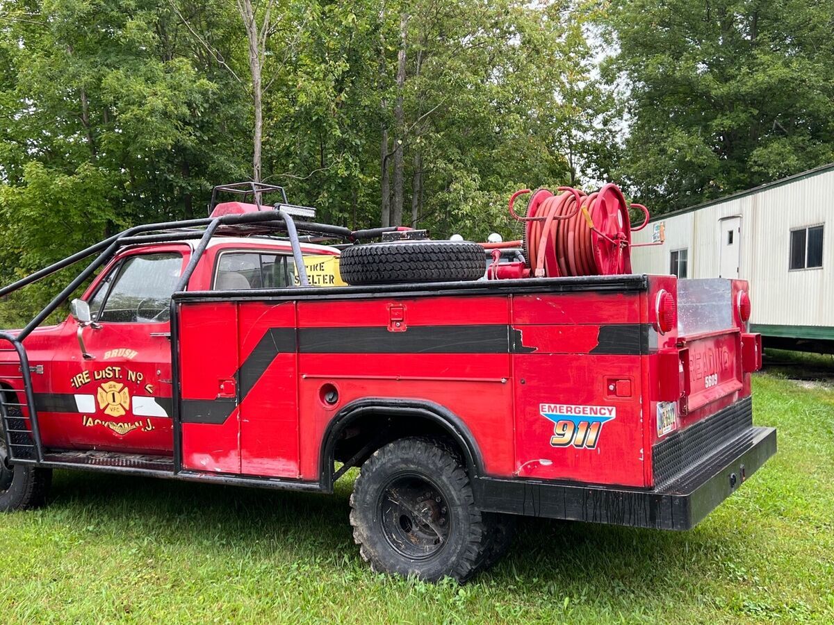 1974 gmc sierra pickup red 4wd manual