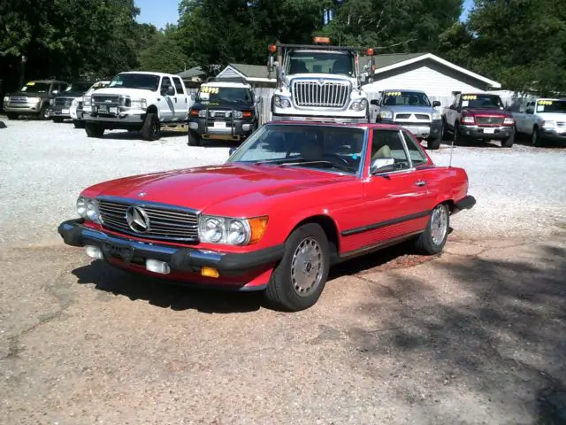 1986 mercedes 560 sl roadster *49 k miles* zero rust florida car original paint!
