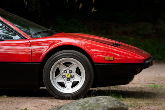 1985 ferrari 308 gts quattrovalvole red/black, a/c, beautiful example