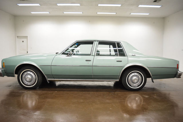 1977 chevrolet impala 34888 miles green 305 v8 turbo 350