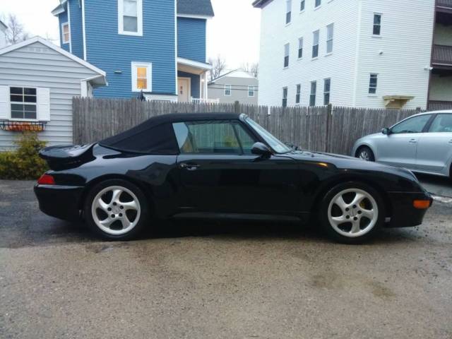 porsche 911 cabriolet, carbon fiber 993 turbo look