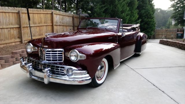 1948 lincoln continental convertible no reserve