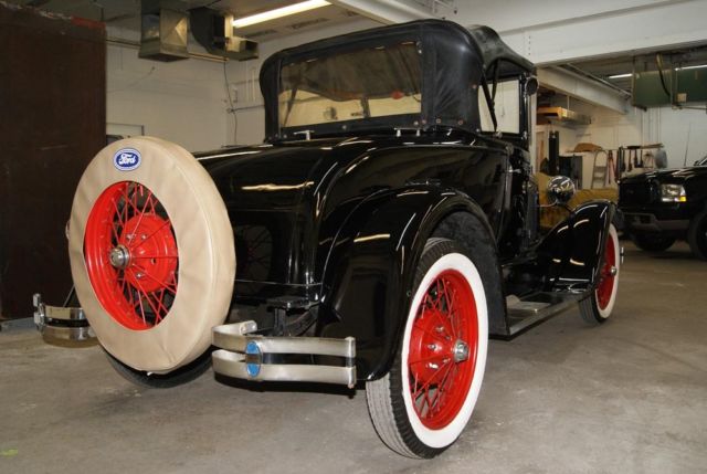 1929 ford model a - roadster - factory rumble seat 2 owners last 38 yrs - no rsv