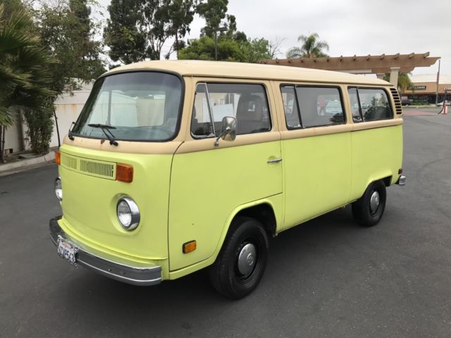 1978 vw type 2 transporter kombi california bus at no reserve