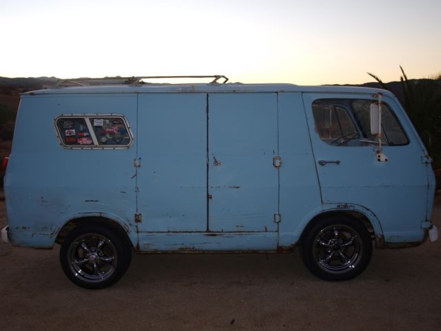 1966 chevy g10 cool rare windowless van