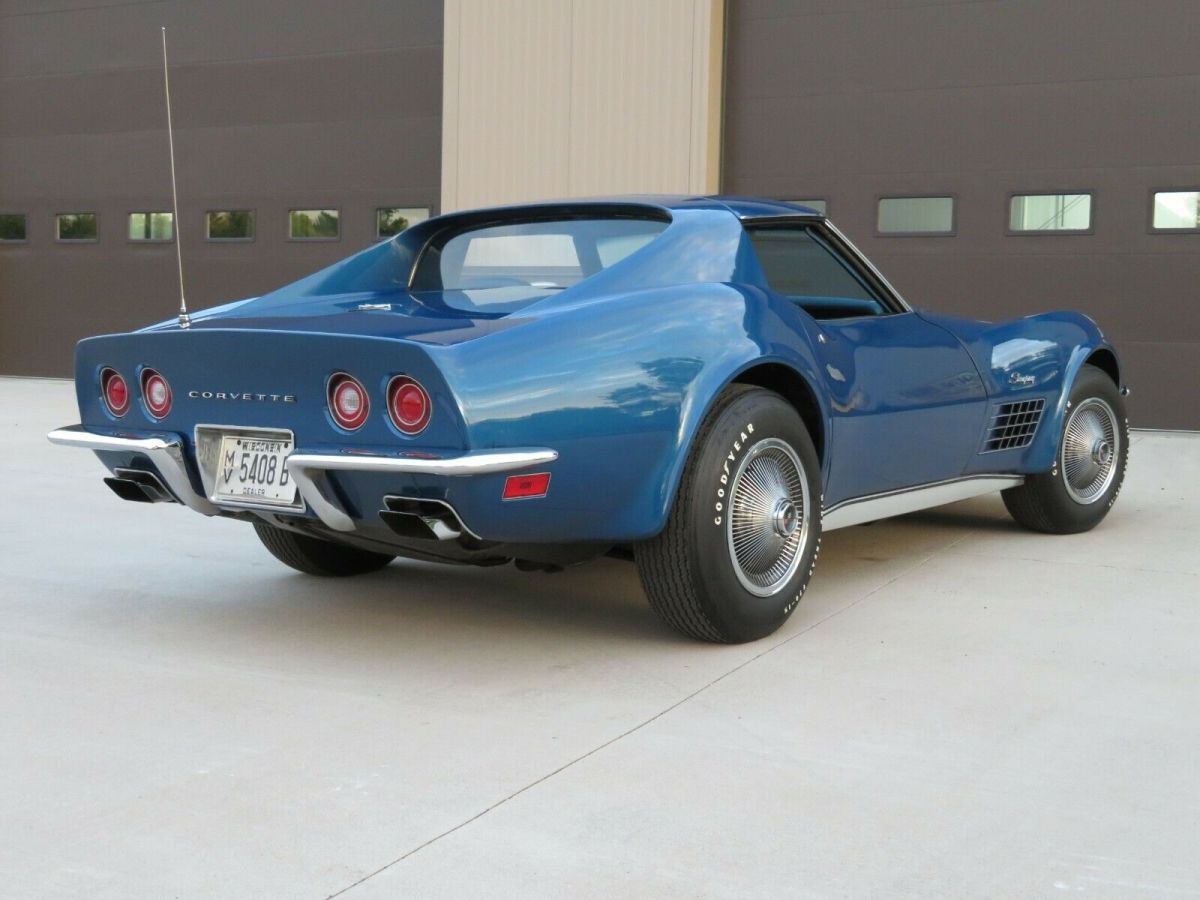 71 chevrolet corvette lt-1 15k survivor, pop, ncrs, bloomington, tank stick