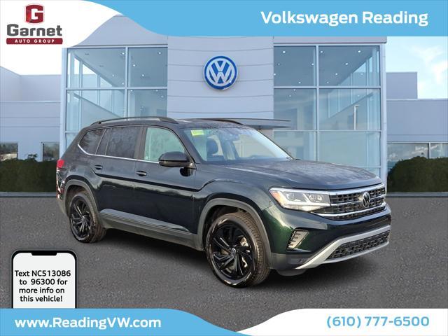 2022 volkswagen atlas 3.6l se w/technology