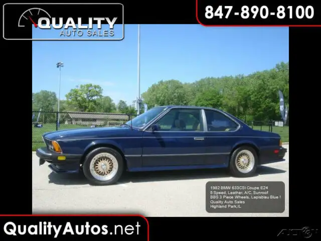 1982 633csi used 3.2l i6 12v rwd coupe