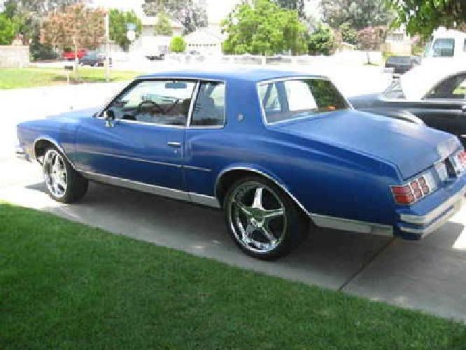 1980 chevy monte carlo ss v8 auto matic in rialto, ca