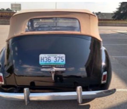1940 mercury four-door convertible sedan