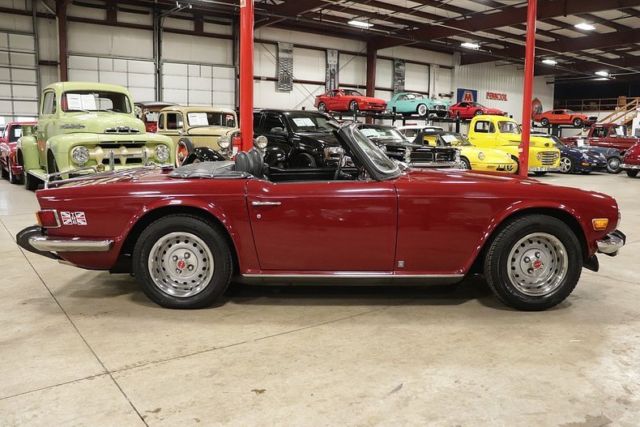 1974 triumph tr6 21252 miles red convertible 6 cylinder manual