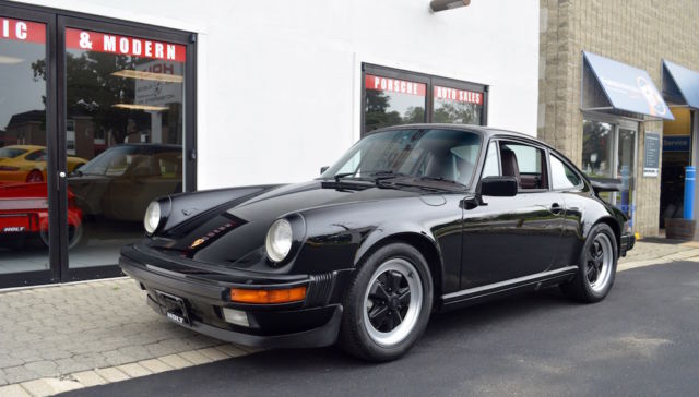 1986 porsche, 1-owner, 34k miles, black coupe, new clutch, fully serviced