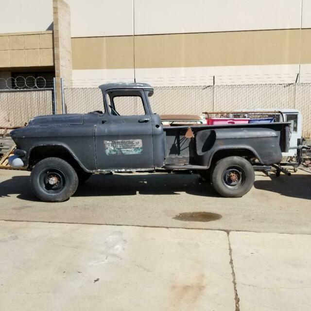1957 gmc deluxe big window model 150 3/4 ton napco 4x4
