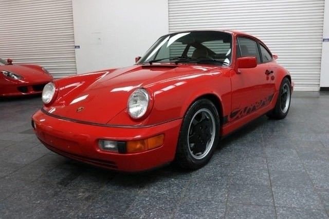 1991 porsche 911, guards red with 75421 miles available now!