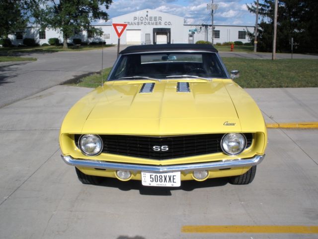 69 camaro ss convertible