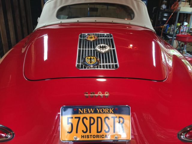 1957 porsche speedster re-creation - only 1,098 original miles - beautiful