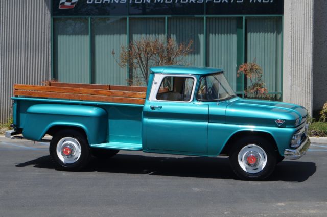 1963 gmc 1500 custom cab 70,656 miles green pickup truck 305 manual