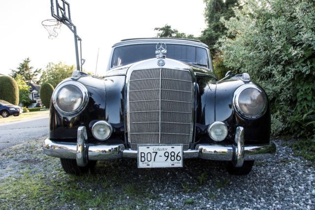 1955 mercedes benz 300b adenauer collector classic rare old-time black beautiful