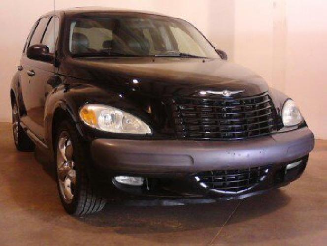 2002 chrysler pt cruiser limited black/grey leather sunroof, automatic, chrome r in denver, co