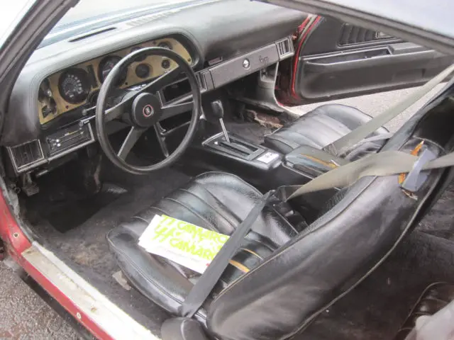 1977 chevrolet camaro rally sport running 68,000 miles! runs / drives barn find