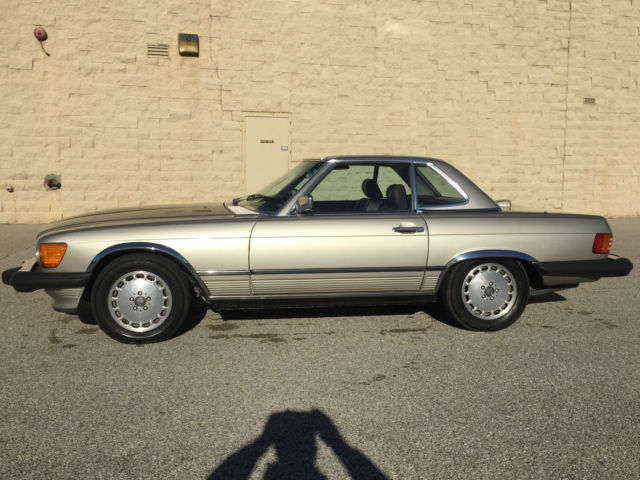 1986 mercedes benz 560sl low miles, beautiful color combo, southern car nr