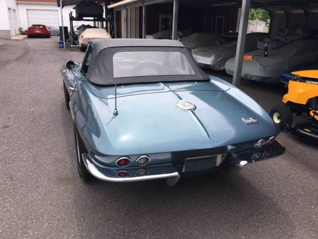 1966 chevrolet corvette 327/350hp 4 speed with power windows side pipes rwd v8