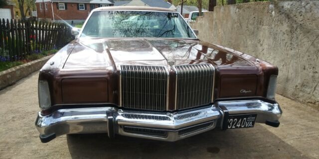 1977 chrysler new yorker 400 v8 original paint low miles no reserve