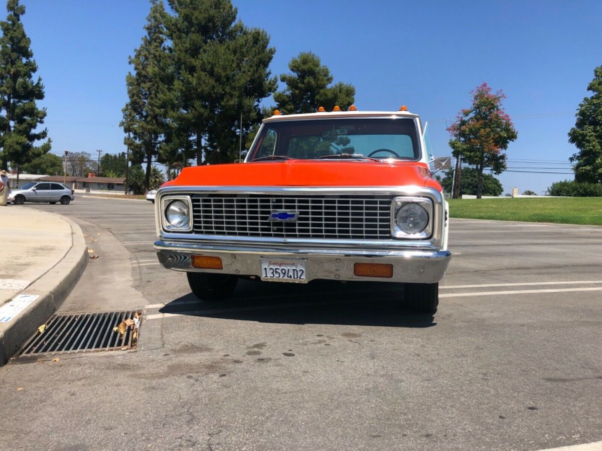 1971 chevrolet cst cheyenne trim 350/v8 200r od trans ac/tilt/disc brakes socal