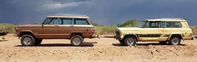 2 fsj jeeps! 1979 wagoneer &1979 cherokee. no reserve, no rust, clean title