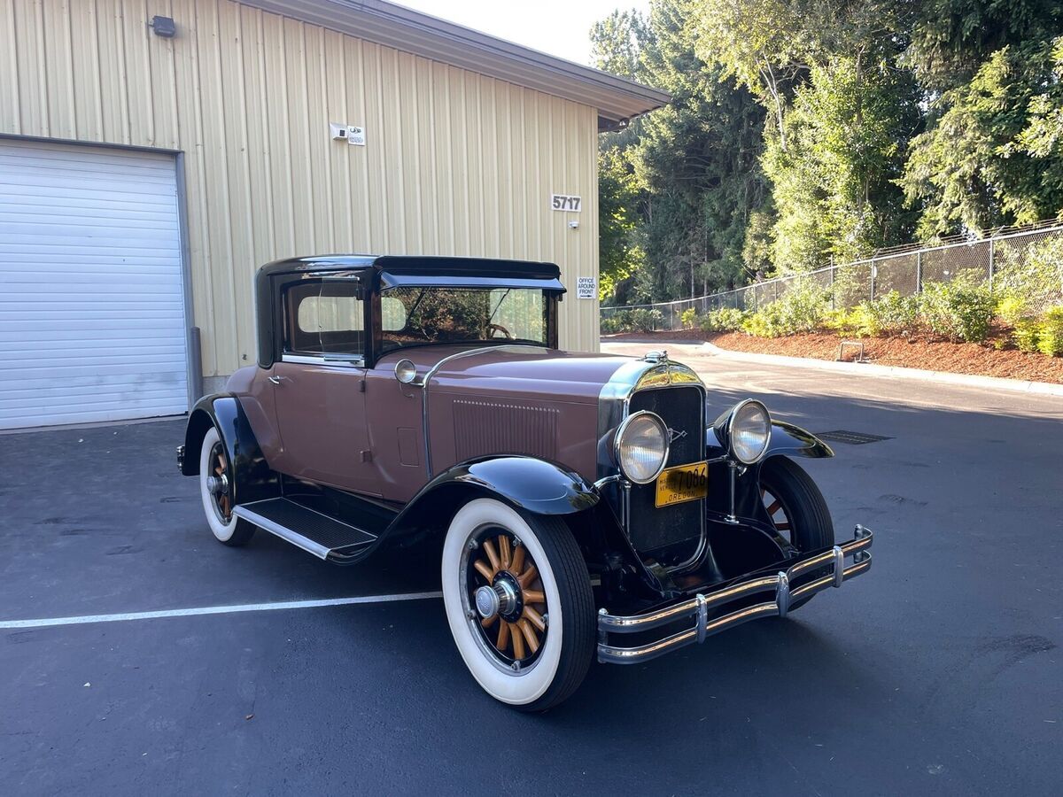 1929 buick series 129 coupe brown rwd manual 2dr