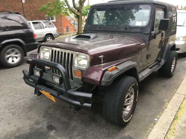 1989 jeep wrangler (brown), 2 dr. s, 6 cyl., 4wd