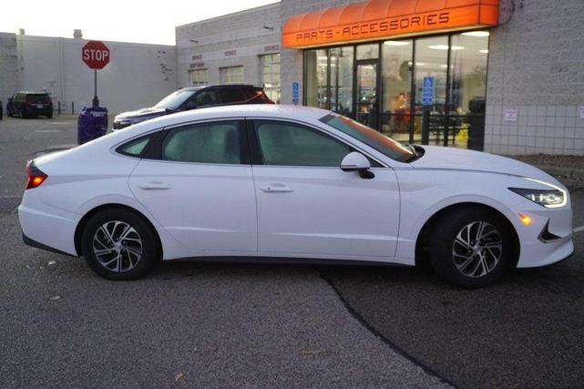 2023 hyundai sonata hybrid blue