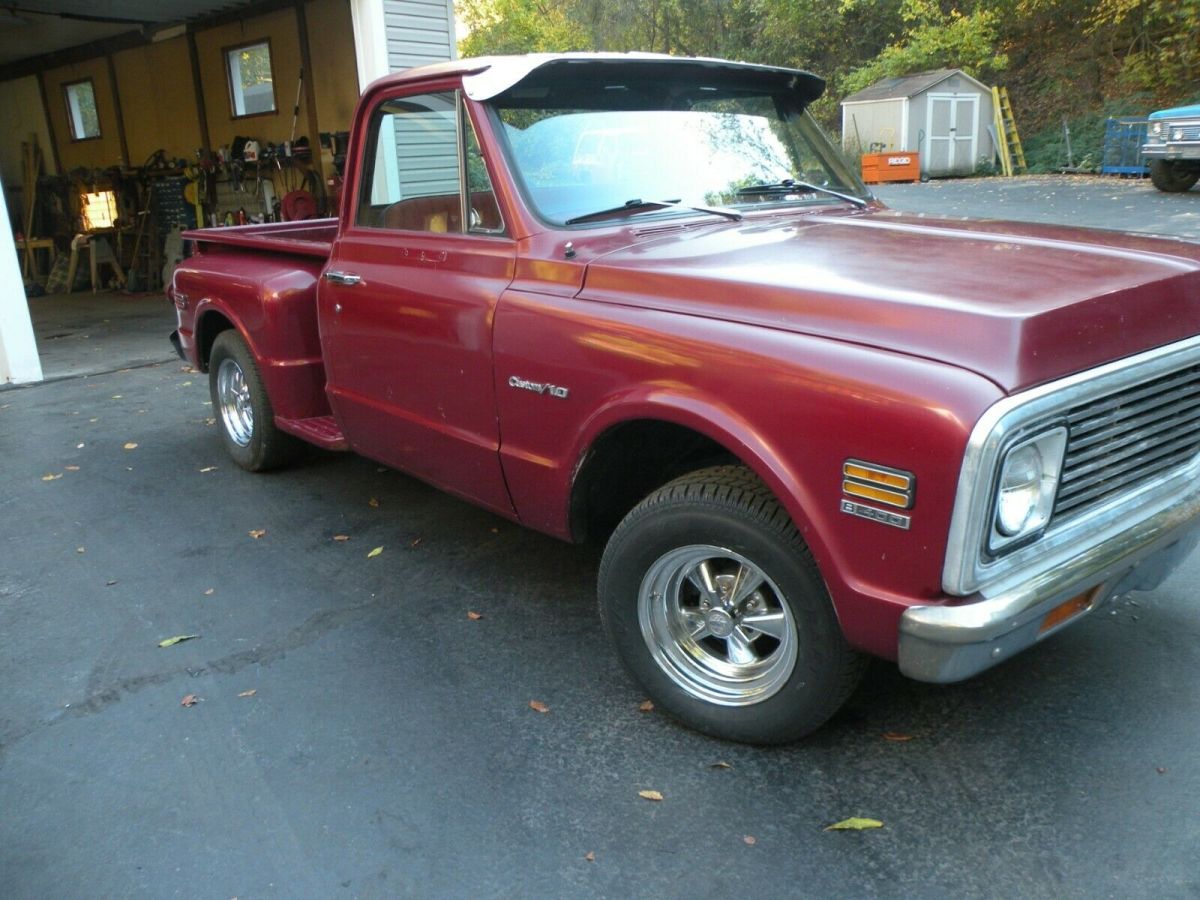 1972 chevy c10 shortbed stepside - rare - 454 - v8 - super clean - western truck