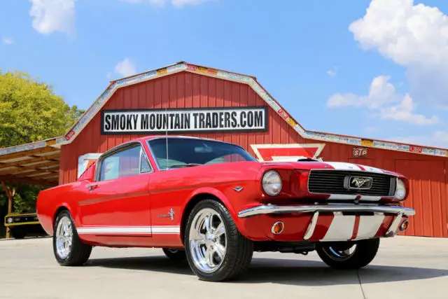 1966 ford mustang red 289 v8