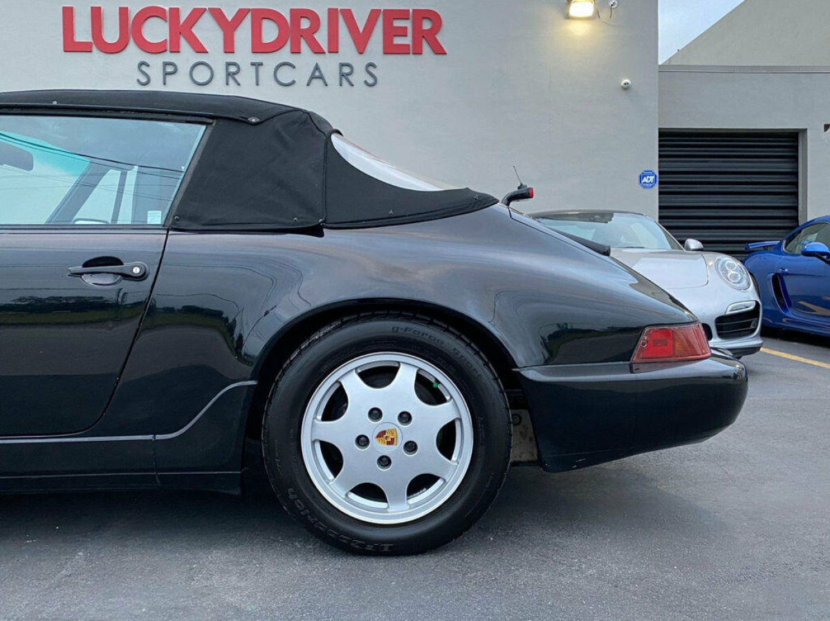 1990 porsche 911 carrera 4 convertible w/ manual transmission
