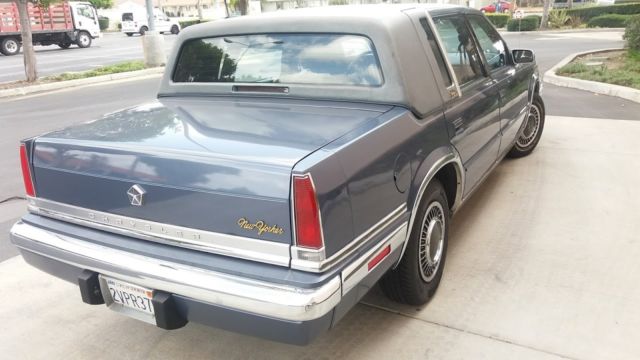 1991 chrysler new yorker 5th avenue all original with 34,000 original miles