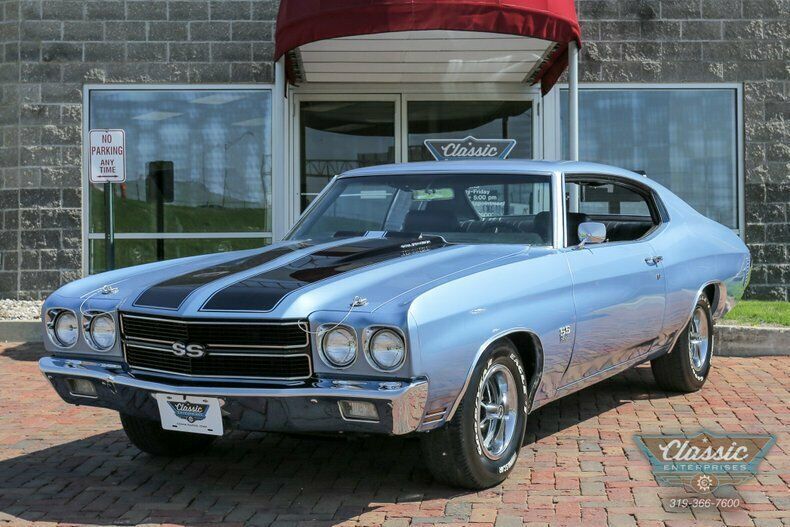 1970 chevrolet malibu ss 396 v8 4 speed manual hardtop astro blue