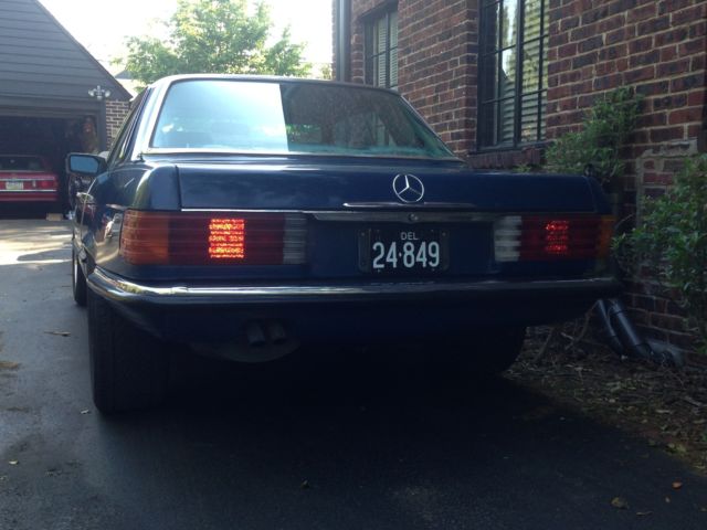1981 mercedes-benz 280slc 4-speed manual trans euro 80000 mile wdb10702210009181