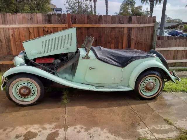 1952 mg mgb mk ii sportscar green rwd manual