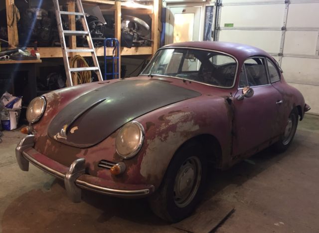 1964 porsche 356 c coupe project matching numbers!