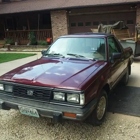 1986 subaru brat 4x4 antique/vintage original: runs great, some wear n tear 151k