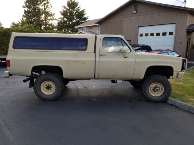 1984 chevrolet cucv m1028 k30 v30 d30 k3500 v3500 1-ton