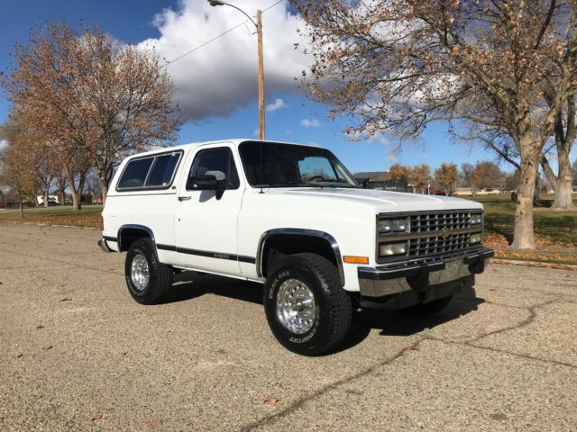 1991 chevrolet v10 blazer 5.7l 350 v/8 4x4 with only 139.000 actual miles